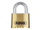 ABUS cijferhangslot met messing slotkast (50mm)