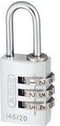 Abus Cijferslot 145/20 Massief Aluminium Zilver