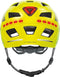 Abus Hyban 2.0 Led Signal - Fietshelm Signal Yellow M (52 - 58 cm)