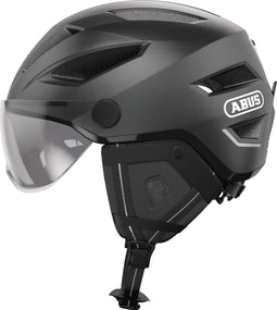 ABUS Pedelec 2.0 ACE Fietshelm – Titan – Maat M (52-57 cm) NTA gekeurd – Geschikt voor high speed e-bikes en snorfietsen