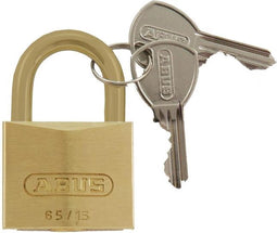 Abus - premium hangslot - messing - 65MB/15