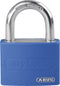 ABUS T65AL beschrijfbaar hangslot met 2 sleutels Blauw