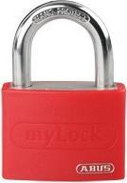 ABUS T65AL beschrijfbaar hangslot met 2 sleutels Rood