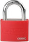 ABUS T65AL beschrijfbaar hangslot met 2 sleutels Rood