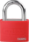 ABUS T65AL beschrijfbaar hangslot met 2 sleutels Rood