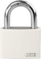 ABUS T65AL beschrijfbaar hangslot met 2 sleutels Wit