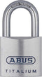 ABUS Titalium hangslot, 96TI/50, titalium