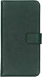 Selencia Hoesje Geschikt voor Samsung Galaxy J6 Hoesje Met Pasjeshouder - Selencia Echt Lederen Bookcase - Groen