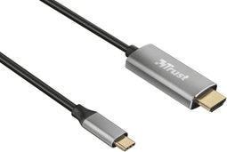 Trust Calyx - USB-C naar HDMI-adapter - Ultra HD 4K - Zwart