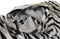 Deken DKD Home Decor Wild 130 x 170 x 2 cm Zwart Grijs Wit Koloniaal