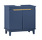 SoBuy BZR114-B - Wastafel Onderkast - 2 deuren - 60x30x59 cm - Blauw