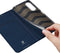 Dux Ducis - Geschikt voor Sony Xperia 10 V - Slim bookcase hoesje - Donkerblauw