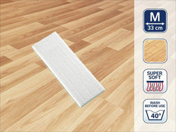 Leifheit Picobello M - Vloerwisserpad Super Soft - Ideaal voor kwetsbare vloeren - Wit
