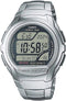 Casio Wave Ceptor WV-58RD-1AEF - Heren Horloge - Quartz - 43 mm - Zilverkleurig
