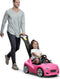 Step2 Whisper Ride Cruiser Loopwagen in Roze - Duwauto / Loopauto met duwstang - Voor kinderen vanaf 1,5 jaar