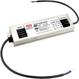 AC/DC LED-DRIVER MET PFC - 1 UITGANG - 3-DRAADSAANSLUITING - UITGANG 24 VDC/10A