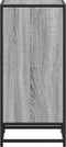 vidaXL - Boekenkast - 40x35x76 - cm - bewerkt - hout - grijs - sonoma - eikenkleurig