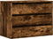 vidaXL - Ladekast - 80x41x58 - cm - bewerkt - hout - gerookt - eikenkleurig