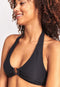 Shiwi CARO bikini set - WAFFLE STRUCTURE - black