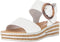 Gabor 550.2 - Sandalen - Leer - Sleehak - Wit - Maat 38