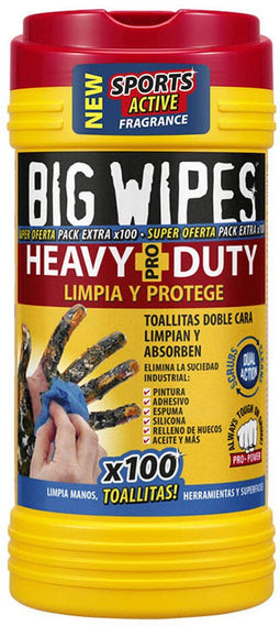 Big Wipes - Vochtige Doekjes - Biologisch Afbreekbaar - Wit (100 stuks)