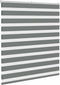 vidaXL - Zebra - rolgordijn - 135x150 - cm - stofbreedte - 130,9 - cm - donkergrijs