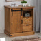 vidaXL - Dressoir - HALDEN - met - schuifdeur - 80x40x80 - cm - massief - hout