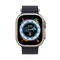 APPLE Watch Ultra 49mm – Titanium Case – GPS + Cellular – Midnight Ocean Band Smartwatch Blauw