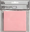 Plaatskaarten, lichtrood, afm 9x4 cm, 220 gr, 20stuks