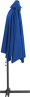 vidaXL - Parasol - met - stalen - paal - 300 - cm - azuurblauw