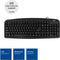 ACT Multimedia Toetsenbord USB | Qwerty/US layout | Bedraad | Stille Toets | Zwart AC5400