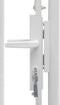 vidaXL - Poort - 1x1,75 - m - staal - wit