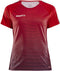 Craft Pro Control Stripe Shirt - Korte Mouw - Ergonomisch ontwerp en mesh-panelen - Rood / Marine