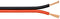 Goobay 56707 luidsprekerkabel, rood/zwart CCA, rol 100 m, doorsnede 2 x 0,50 mm²