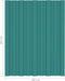 vidaXL - Dakpanelen - 12 - st - 60x45 - cm - gegalvaniseerd - staal - groen