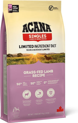 Acana singles grass-fed lamb dog - 17 KG