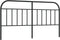 vidaXL - Hoofdbord - metaal - zwart - 160 - cm