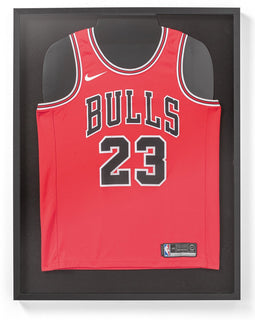 ACAZA Wissellijst - Fotolijst - voor Voetbalshirt, Basketbalshirt of Wielertrui - 3D Box Frame - Fotokader - 70x90cm - Zwart