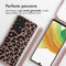 iMoshion Hoesje Geschikt voor Samsung Galaxy A33 Hoesje Met Koord - iMoshion Siliconen design hoesje met koord - Roze / Animal Pink