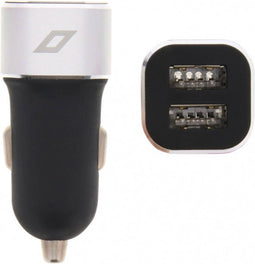 Accezz Autolader USB A / USB A 4.8 Watt - Universele Auto oplader Geschikt voor - Zwart