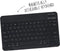 Accezz AZERTY Bluetooth Keyboard Bookcase Geschikt voor de Samsung Galaxy Tab A8 (2021/2022)