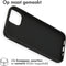 Accezz Color Backcover iPhone 14 - Zwart