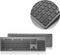 Accezz Draadloos Toetsenbord met Bluetooth - QWERTY - Ergonomisch design - Grijs