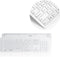 Accezz Draadloos Toetsenbord met Bluetooth - QWERTY - Ergonomisch design - Wit