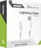 Accezz Geschikt voor Lightning naar USB A Kabel - 0.2 meter - Snellader & Datasynchronisatie - Oplaadkabel geschikt voor iPhone 11/12/13/14 - Wit