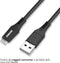 Accezz Geschikt voor Lightning naar USB A Kabel - 1 meter - Snellader & Datasynchronisatie - Oplaadkabel geschikt voor iPhone 11/12/13/14 - Zwart