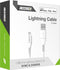 Accezz Geschikt voor Lightning naar USB A Kabel - 2 meter - Snellader & Datasynchronisatie - Oplaadkabel geschikt voor iPhone 11/12/13/14 - Wit