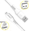 Accezz Geschikt voor Lightning naar USB A Kabel - 2 meter - Snellader & Datasynchronisatie - Oplaadkabel geschikt voor iPhone 11/12/13/14 - Wit