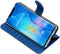 Accezz Hoesje Geschikt voor Huawei Mate 20 Pro Hoesje Met Pasjeshouder - Accezz Wallet Softcase Bookcase - Donkerblauw