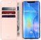 Accezz Hoesje Geschikt voor Huawei Mate 20 Pro Hoesje Met Pasjeshouder - Accezz Wallet Softcase Bookcase - Roze